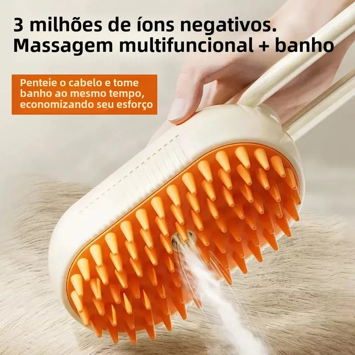 Electric Massage Comb with Spray for Pets – Anti-Frizz & Easy Bathing