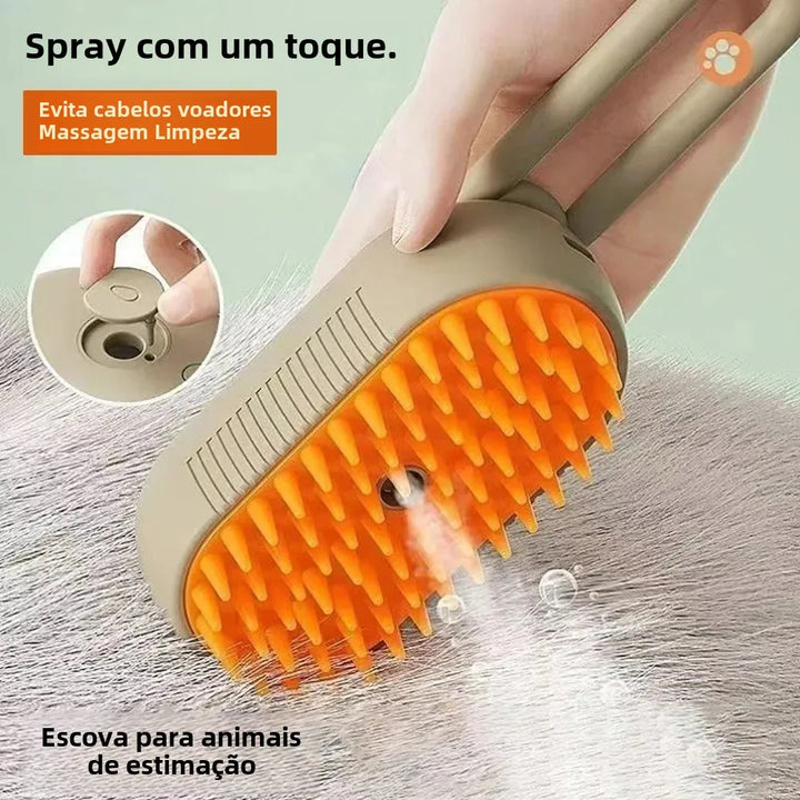 Electric Massage Comb with Spray for Pets – Anti-Frizz & Easy Bathing