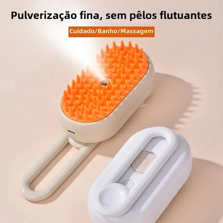 Electric Massage Comb with Spray for Pets – Anti-Frizz & Easy Bathing