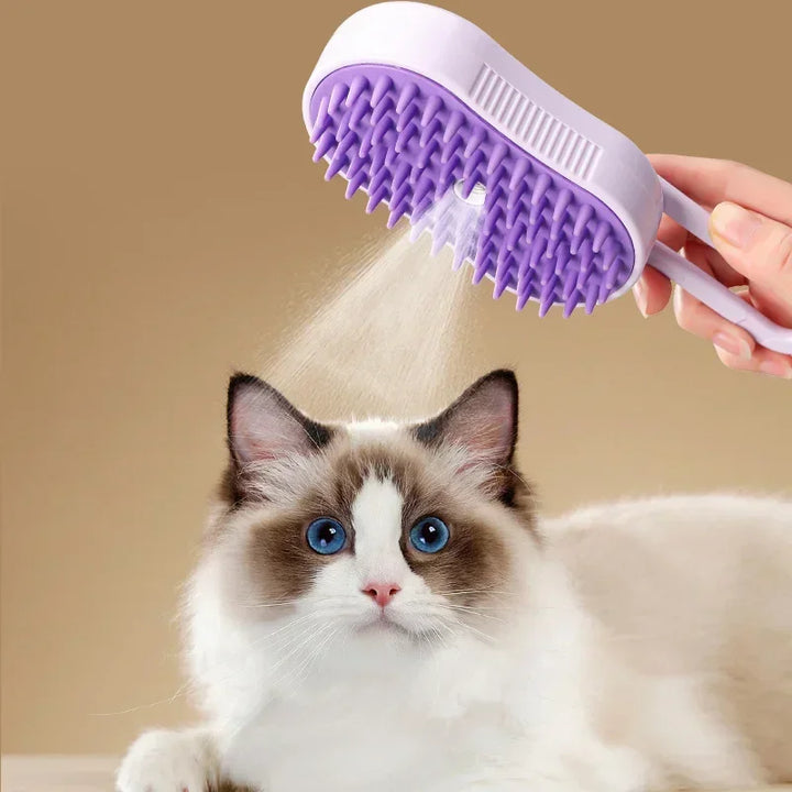 Electric Massage Comb with Spray for Pets – Anti-Frizz & Easy Bathing